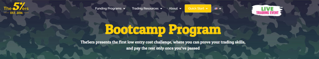 สอบกองทุน Forex : The5ers Bootcamp